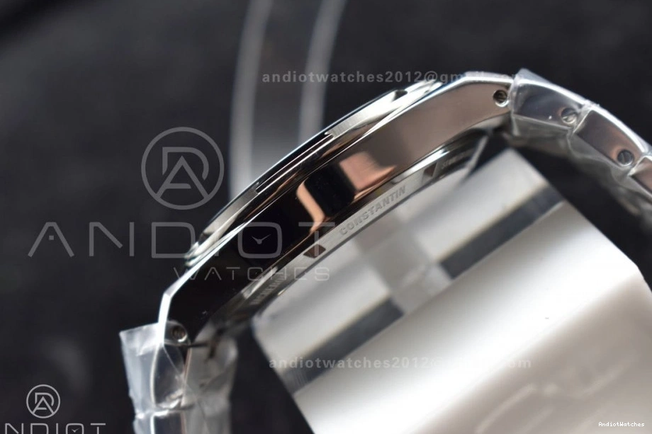 ZF Edition SS 1:1 A Best Bracelet Black Dial on 4500V SportInspired Overseas 926 SS 0727